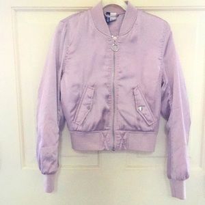 Satin finish pink jacket